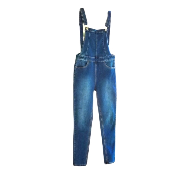 Iris Jeans Los Angeles Denim Skinny Overall's - Picture 2 of 9